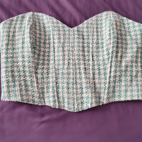 Zara Knit Corset Top (M) - Picture 2 of 6